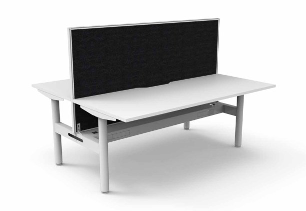 White Frame - Natural Oak Top